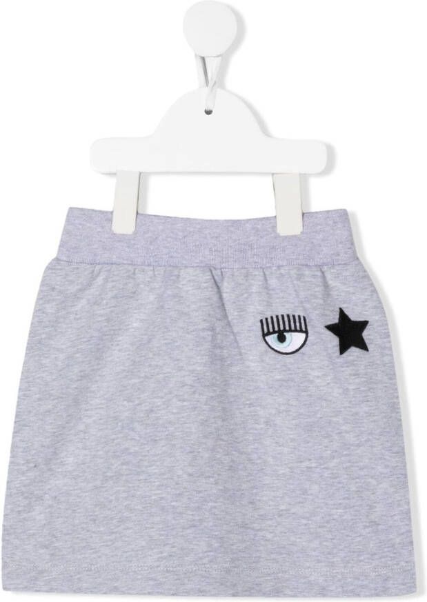 Chiara Ferragni Kids Trainingsrok met print Grijs