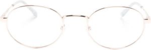 Chiara Ferragni round-frame glasses Goud