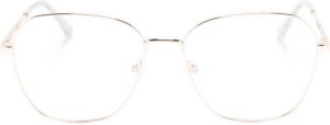Chiara Ferragni square-frame glitter glasses Goud