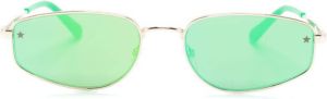 Chiara Ferragni square-frame metal sunglasses Goud