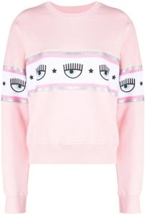 Chiara Ferragni Sweater met glitter Roze