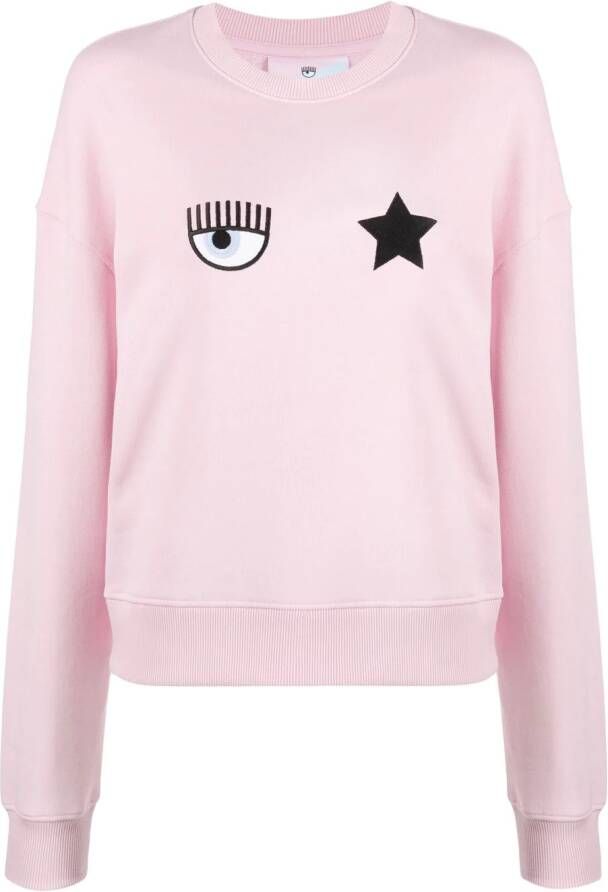 Chiara Ferragni Sweater met logoprint Roze