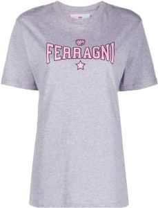 Chiara Ferragni T-shirt met logoprint Grijs