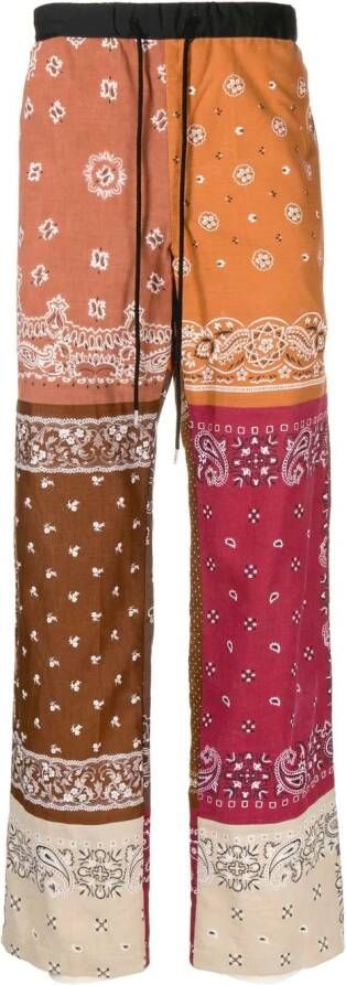 Children Of The Discordance Broek met patchwork Bruin