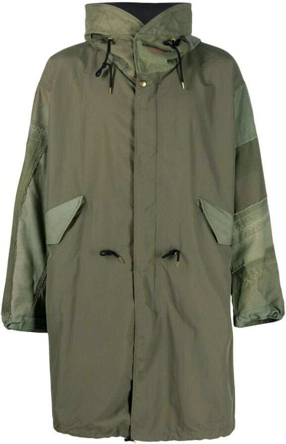 Children Of The Discordance Parka met trekkoord Groen