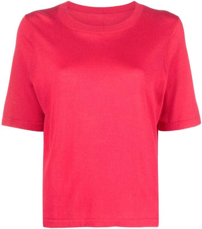 Chinti & Parker Fijngebreid T-shirt Roze