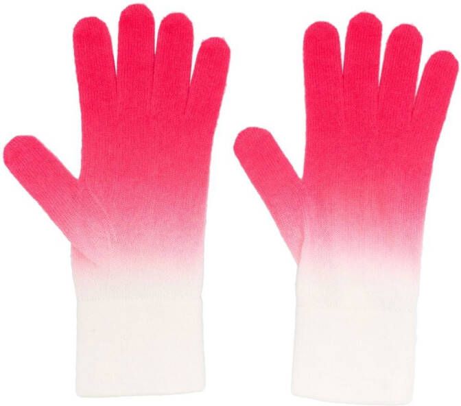 Chinti and Parker Kasjmier handschoenen Roze