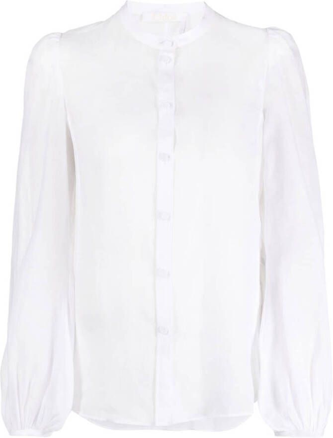 Chloé Blouse met ballonmouwen Wit