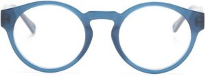 Chloé Eyewear Bril met rond montuur Blauw