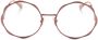 Chloé Eyewear Bril met rond montuur Bruin - Thumbnail 1