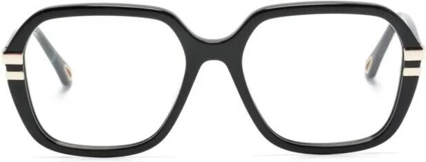 Chloé Eyewear Bril met vierkant montuur Zwart
