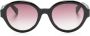 Chloé Eyewear Zonnebril met rond montuur Zwart - Thumbnail 1