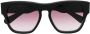 Chloé Eyewear Zonnebril met vierkant montuur Zwart - Thumbnail 1
