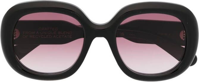 Chloé Eyewear Zonnebril met vierkant montuur Zwart