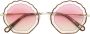 Chloé Eyewear zonnebril in schelpvorm Beige - Thumbnail 1