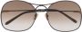 Chloé Eyewear Zonnebril met oversized montuur Bruin - Thumbnail 1