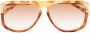 Chloé Eyewear Zonnebril met schildpadschild design Oranje - Thumbnail 1