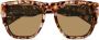 Chloé Eyewear Zonnebril met vierkant montuur Bruin - Thumbnail 1