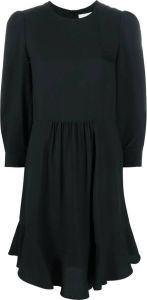 Chloé Flared jurk Zwart