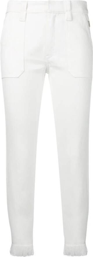 Chloé Jeans met franje Wit