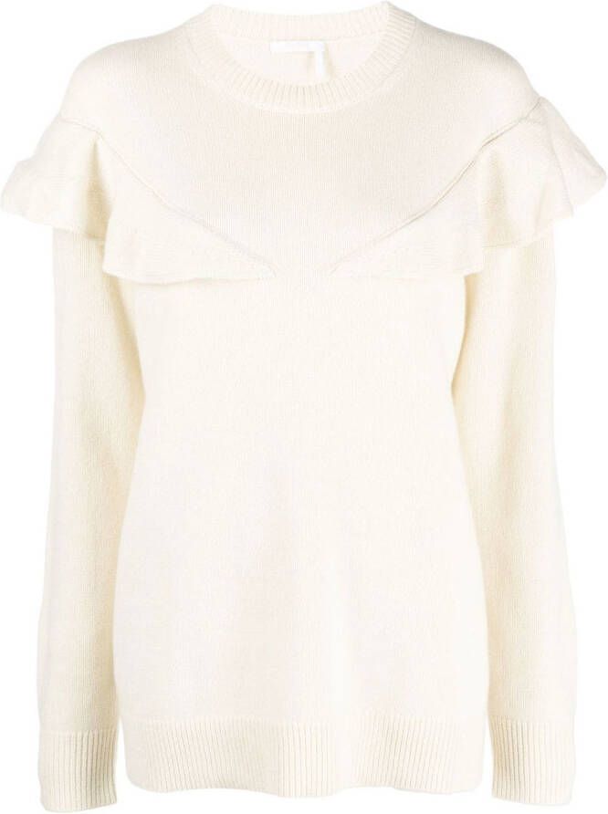 Chloé Kasjmier trui Beige