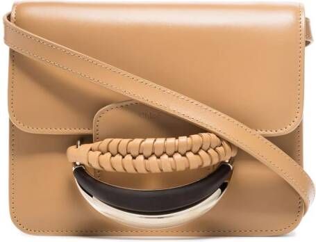 Chloé Kattie leren crossbodytas Beige