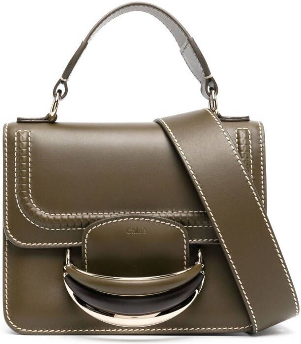 Chloé Kattie leren crossbodytas Groen