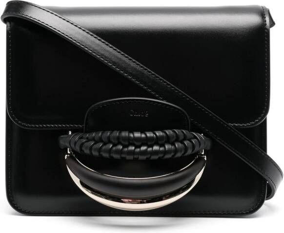 Chloé Kattie leren crossbodytas Zwart