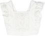 Chloé Kids Cropped broderie anglaise blouse Wit - Thumbnail 1