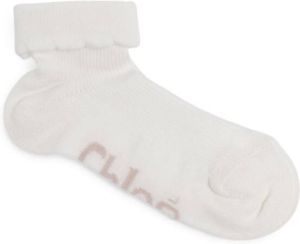 Chloé Kids Intarsia sokken Wit