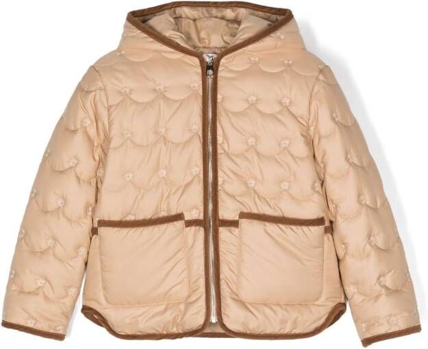 Chloé Kids Jack met capuchon Beige