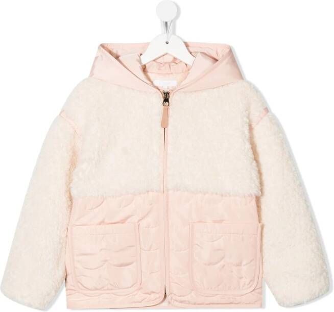 Chloé Kids Jas met capuchon Roze