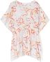 Chloé Kids Jurk met grafische print Wit - Thumbnail 1