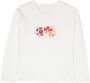 Chloé Kids T-shirt met logo Wit - Thumbnail 1