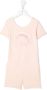 Chloé Kids Playsuit met logoprint Beige - Thumbnail 1