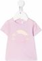 Chloé Kids T-shirt met logoprint Roze - Thumbnail 1
