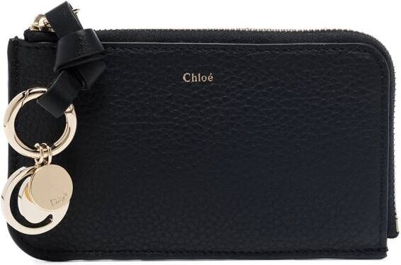 Chloé Leren portemonnee Zwart