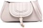 Chloé Marcie leren clutch Beige - Thumbnail 1