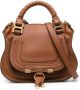 Chloé Marcie leren shopper Bruin - Thumbnail 1