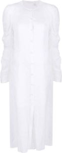 Chloé Midi-jurk met lange mouwen Wit