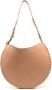 Chloé Moon leren schoudertas Beige - Thumbnail 1