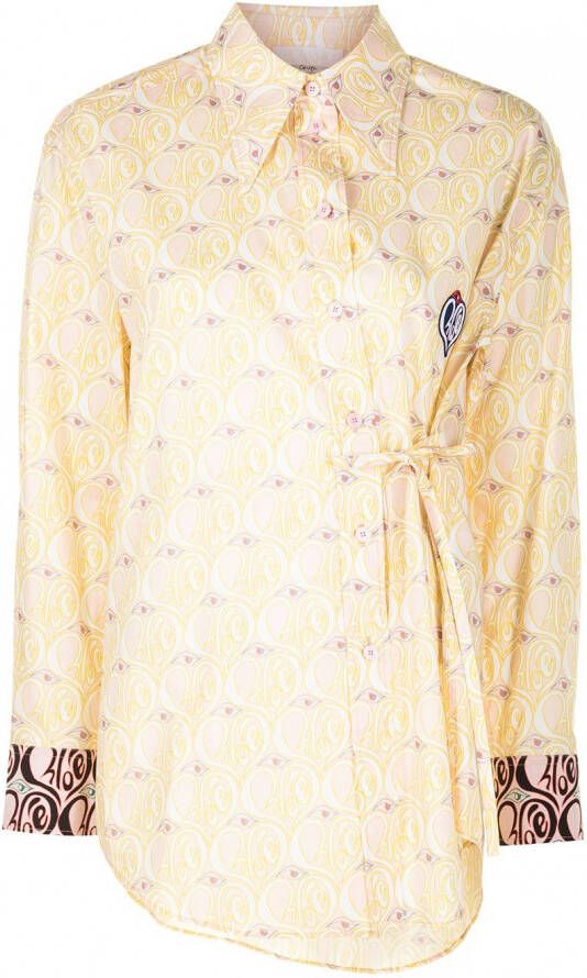 Chloé Oversized blouse dames katoen 34 Geel