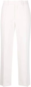 Chloé pressed-crease tailored trousers Beige