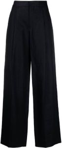 Chloé pressed-crease tailored trousers Blauw