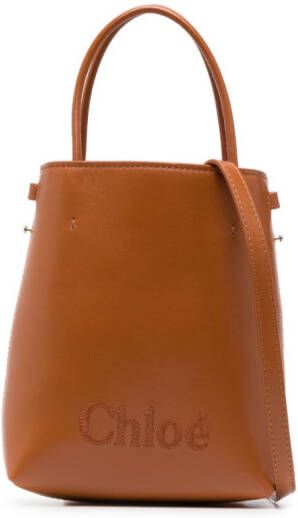 Chloé Sense kleine shopper Bruin