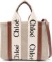 Chloé Woody canvas shopper Beige - Thumbnail 1