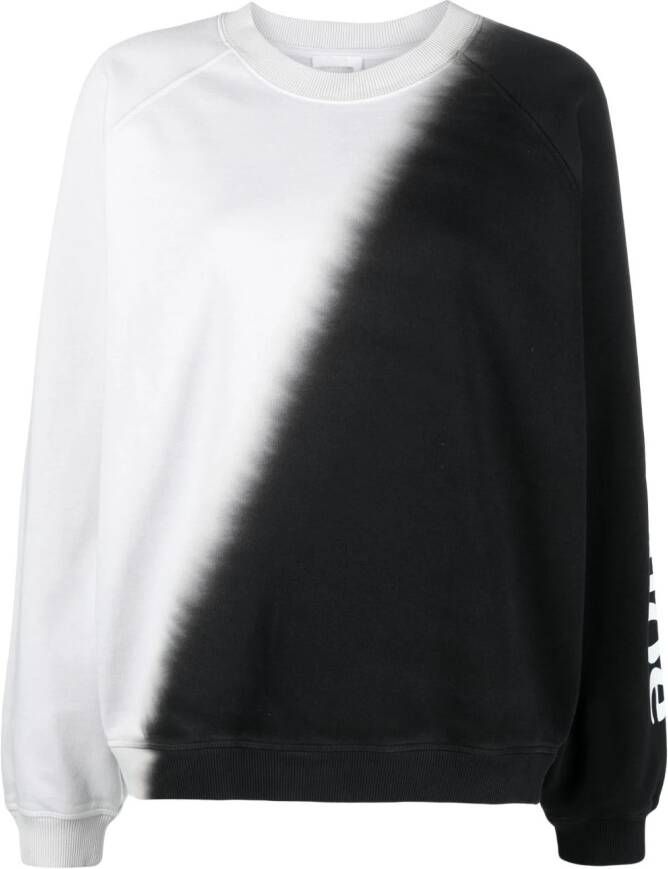 Chloé Sweater met tie-dye print Zwart