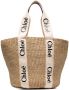Chloé Woody grote shopper Beige - Thumbnail 1