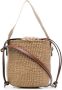 Chloé Woody kleine basket shopper Beige - Thumbnail 1