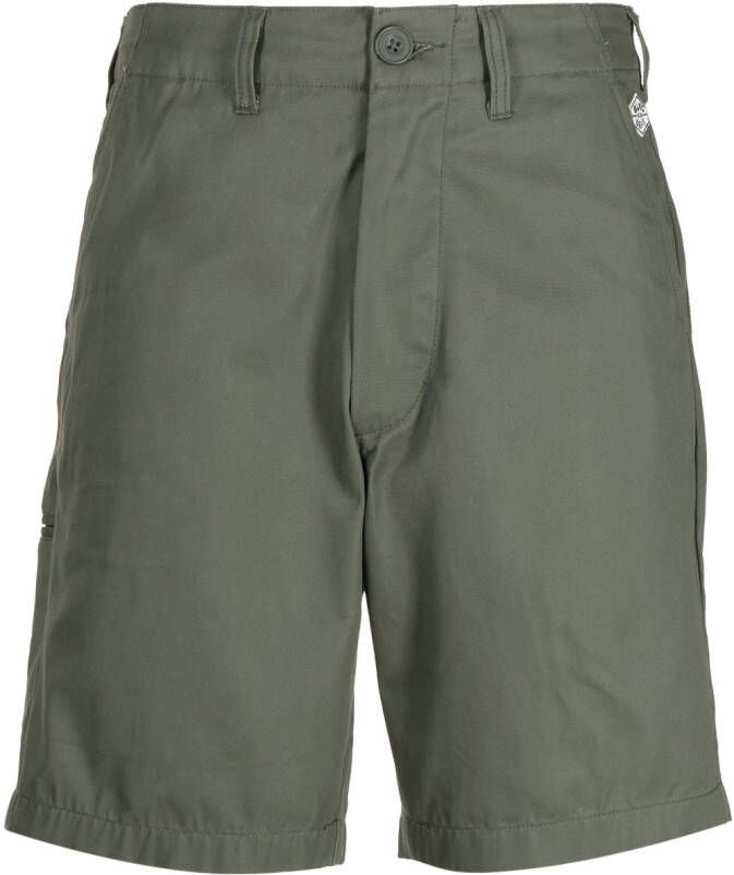 CHOCOOLATE Bermuda shorts met logopatch Groen